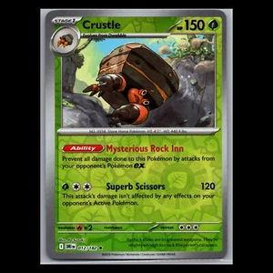 Destinated Rivals - Crustle - 012/182 - Reverse Holo - Carta Pokemon TCG - Foto 1 di 1