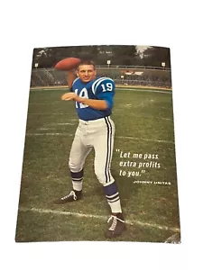 1960s AAMCO Transmissions JOHNNY UNITAS Postcard 6”x9” - Picture 1 of 7