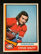1974/75 O-Pee-Chee Steve Shutt Rookie Card