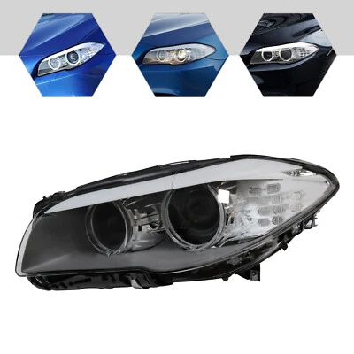Left HID Xenon Headlight For BMW 5 Series 528i 528i xDrive 530i M5 F10 2011-2013 - Image 1 of 4