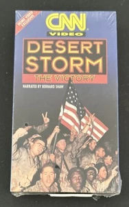 Desert Storm The Victory Bernard Shaw CNN VHS Tape Gulf War (1991 New Sealed) - Picture 1 of 6