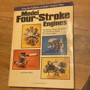 1986 Airplane MODEL FOUR-STROKE ENGINES Book By Peter Chinn Great Shape! - Bild 1 von 4