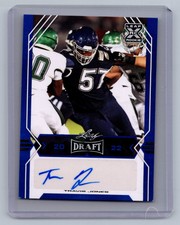2022 Leaf Draft #BA-TJ2 Travis Jones Autographs