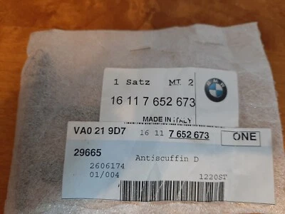 NEW OEM BMW 2000-2010 F650GS G650GS Fuel Tank Anti-Scuffings PN 16117652673 - Image 1 of 3