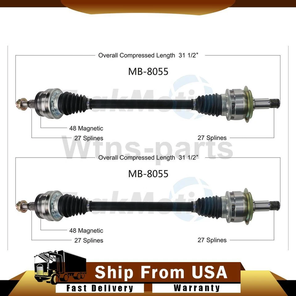 2X Conjunto de juntas CV traseras para Mercedes-Benz Cls400 2015 3,0 L Foto 1 de 3