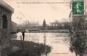 CARTE POSTALE - NEUVILLE-SUR-L'ESCAUT - NORD 59 - CHUTE D'EAU DE L'ANCIEN MOULIN - Picture 1 of 2