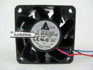 Delta Electronics 60x60x38mm DC24V 0.57A  3-wire Cooling Fan FFB0624EHE - Picture 1 of 4