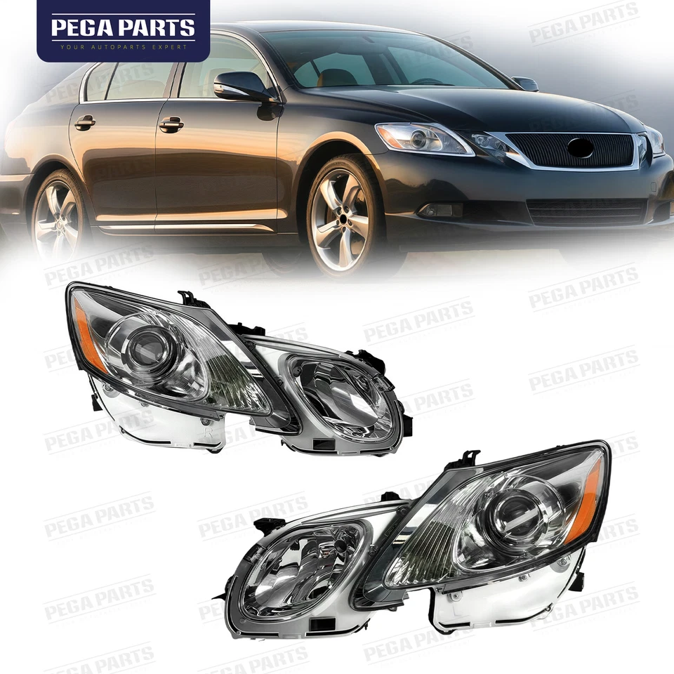 Headlight HID Xenon w/AFS Assembly For 2006-2011 Lexus GS300 GS350 GS430 GS460 - Image 1 of 4