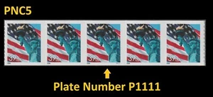 US 3981 Flag & Statue of Liberty 39c PNC5 APU P1111 MNH 2006 - Picture 1 of 1
