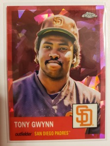 2022 Topps Tony Gwynn Chrome Platinum Anniversary Fuchsia Atomic #70/100 #146 SD