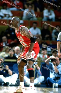 Michael Jordan Chicago Bulls NBA Basketball 1989 Original 35mm Photo Slide - Bild 1 von 2