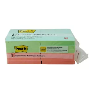 12 Pads Post-it Notes 3 x 3 Pop-up Dispenser Notes Pastel Colors 100 Sheet/Pad - Picture 1 of 8