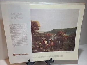 NOS Vintage 11 X 14 Syracuse Lithograph 1800 History Of Painting Survey Onondaga - Picture 1 of 11