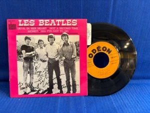 THE BEATLES DEVIL SOE 3777 ZUNGE NEU GESAMMELT. ORIGINAL FRANKREICH 45T/7' EXC - Bild 1 von 2