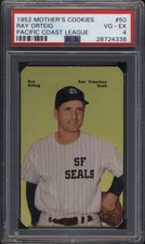 1952 Mother's Cookies #50 Ray Orteig PSA 4 