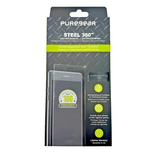 NEW PureGear Steel 360 Apple iPhone 13 14 Pro Max Glass Screen Protector 6.7 in - Picture 1 of 5