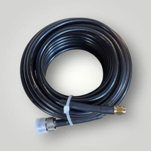 KMR 240 Low Loss Coax Cable RPSMA Male To N Female 35 Feet - Picture 1 of 6