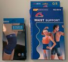 Knee Sleeve Compression & Waist Lower Back Support Belt Brace Pain Stabilizer