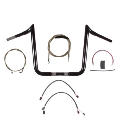 1 1 1/4 дюйма черный комплект планок PrimeApe 16 дюймов 2014-2016 Harley-Davidson Road King без АБС - Изображение 1 из 3