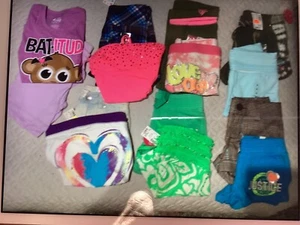 Justice Girls clothes size 6/7 (7 Shorts, (5 Tops (1 Capri, (1 cutoff (1 skort - Picture 1 of 13