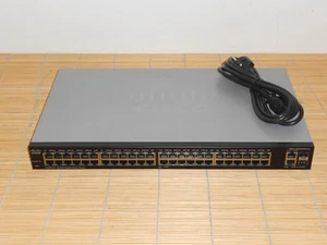 Cisco SG200-50 48x +2x Combo Port Gigabit Switch compatible w. Linksys SLM2048T - Bild 1 von 1