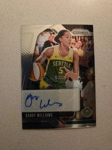 GABBY WILLIAMS 2024-25 PANINI PRIZM WNBA AUTOGRAFO BASKET SG-GW AUTO AU - Foto 1 di 3