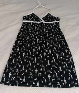 Spencer Jeremy Halter Dress Women’s SZ 10 Vintage Y2K Mod Twee Artsy Rockabilly - Picture 1 of 11