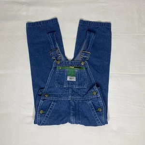 Liberty Denim Bib Overalls Youth 6 Regular Unisex Boys Girls 100% Cotton - Picture 1 of 11