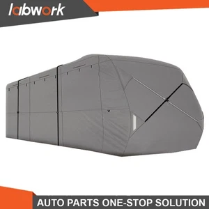 Labwork RV Trailer Cover 18'-20' Waterproof Camper Travel Trailer Cover 4-Ply - Picture 1 of 15
