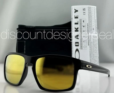 Oakley Square 太阳镜 SLIVER 黑色 24K 铱金镜面镜片 OO9262-05 57 — 第 1/4 张图片