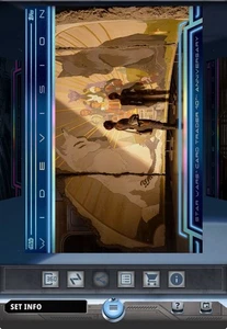 Topps Star Wars Card Trader 2025 Widevision S3 Iridescent SR - Ghost Crew Mural - Picture 1 of 1