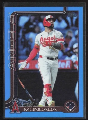 Serie de actualización Topps 2025 lámina azul Yoan Moncada/150 Los Angeles Angels #US24 Foto 1 de 2