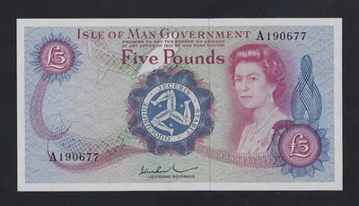 Isle of Man 5 POUNDS 1972 P-30 UNC England - Image 1 of 2
