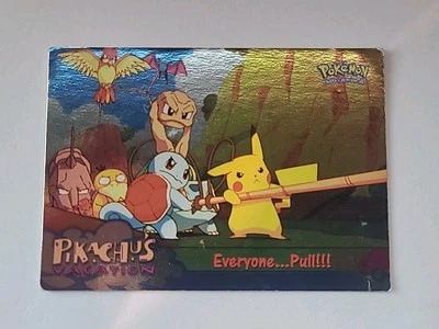 Everyone...Pull!!! 52 Holo Topps Pokémon Pikachu’s Vacation FREE SHIPPING  - Image 1 of 4