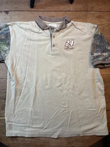Jeff Gordon Chase Authentics Realtree Camo Polo Shirt Size 2XL - Picture 1 of 12
