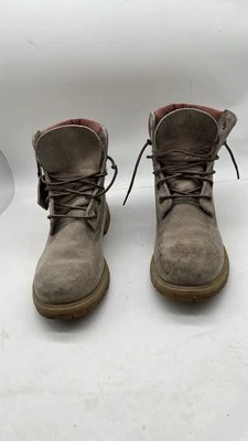 Botas Timberland Premium con cordones grises medianas nobuck A1973 para mujer talla 9,5 M Foto 1 de 4