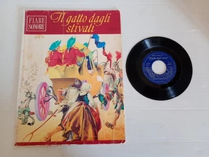 Fiabe Sonore - Il Gatto dagli Stivali - Fratelli Fabbri 1966 - Vinilo 45 giri - Picture 1 of 7