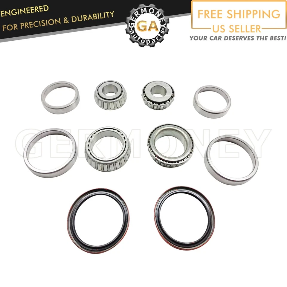For Ford F-250 F-350 F Econoline Super Duty 10Pcs Front Wheel Bearing & Seal Kit Foto 1 de 4