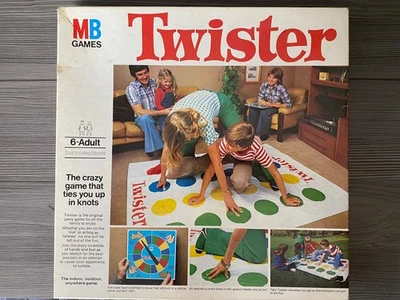 Vintage 1977 MB Games Twister Original Good Condition - Image 1 of 3