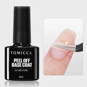Peel off Base Coat UV Gel Gel Soak-Off UV/LED Gel Polish, Base Sfoderabile, Gel - Foto 1 di 13