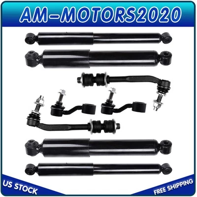 For Dodge Durango Chrysler Aspen Front Rear Shock Absorbers Sway Bar Links - Image 1 of 4