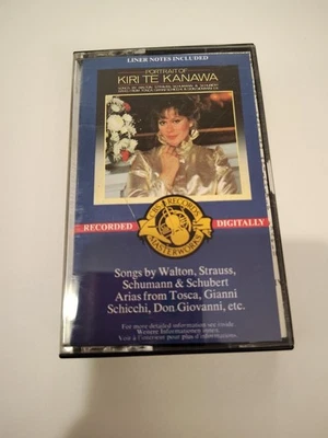 Portrait Of Kiri Te Kanawa by Kiri Te Kanawa Cassette Album 1983 CBS Masterworks - Image 1 of 3