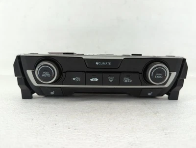 2017-2018 Honda Civic Ac Heater Climate Control 79600-tgg-a610-m1 XO4NE - Image 1 of 4