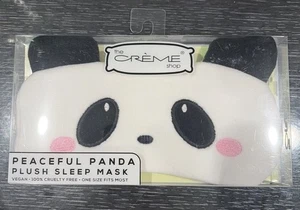 The Creme Shop Friedlicher Panda Plüsch Schlafmaske - Brandneu - Bild 1 von 3