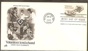 US SC # 2039 Voluntarism FDC, Artcraft Cachet.Unaddressed - Picture 1 of 1