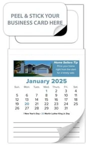 2025 Magnetic Business Card Calendar - Real Estate Ver. #4301 - FREE SHIPPING - Picture 1 of 23
