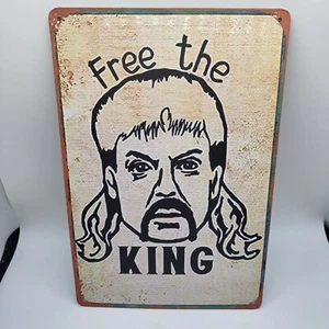 Letrero de metal Free the King Lion King 8 x 12 NUEVO - Imagen 1 de 2