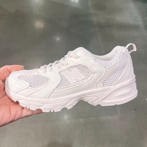 New Balance 530 scarpe da ginnastica casual rosa lavaggio bambini in età prescolare taglia 11C 3Y