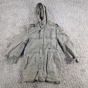 German Coat Mens XL Scharrer Untergriesbac Military Field Parka Green Vintage - Picture 1 of 14