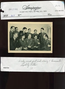 COSMONAUT TITOV SIGNED VINTAGE RUSSIAN SPACE POST CARD (TITOV CARD 2) - Picture 1 of 2